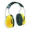 3M Peltor Peltor Optime 98 Over-the-Head Ear Muffs, Stainless Steel Headband, NRR 25 dB, Yellow 08091