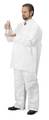 Dupont Disposable Pants , 3XL , White , Polyolefin , Elastic Waist TY350SWH3X0012G1