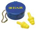 3M E-A-R(TM) UltraFit(TM) Reusable Rubber Vinyl Ear Plugs, Flanged Shape, 25 dB, Yellow, 1 PR 340-4001