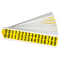 Brady Numbers Label Kit, 0 Thru 9, 25 Cards, PK25 3420-# KIT