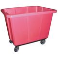 Bayhead Products Cube Truck, 7/16 cu. yd., 600 lb. Cap, Red, Overall Height: 31" UT-10 RED