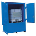 Denios Storage Locker, 99" W, 70" D, 100" H, Blue P19-1250