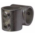 Zoro Select Structural Fitting, Offset Cross, Aluminum, 1.25 in Pipe Size 4UJ02