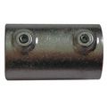 Zoro Select Structural Fitting, External Coupling, Aluminum, 1 in Pipe Size 4UJ26