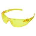 Condor Safety Glasses, Amber Scratch-Resistant 4VCL5