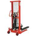 Dayton Fixed Base Hydraulic Stacker, Load Cap. 2000 lb. 4VME3