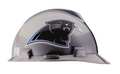 Msa Safety Front Brim NFL Hard Hat, Type 1, Class E, One-Touch (4-Point), Gray 818388