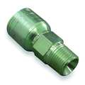 Eaton Aeroquip Fitting, Straight, 3/8 In Hose, 3/8-18 NPT 1AA6MP6