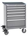 Lista Mobile Workbench Cabinet, Light Gray ST0750-0602NA-M/LG