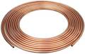 Streamline Coil Copper Tubing, 1/4 in Outside Dia, 100 ft Length, Type ACR D 04100P