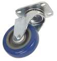 Zoro Select Swivel NSF-Listed Plate Caster, Poly, 4 in., 275 lb. 4W924