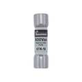 Eaton Bussmann Fuse, Fast Acting, 10A, KTK Series, 600V AC, Not Rated, 1 1/2 in L x 13/32 in dia KTK-10