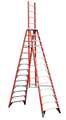 Werner 14 ft Trestle Extension Ladder, 300 lb Capacity E7414