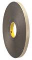 3M 3M 4492B Double Coated Foam Tape 0.75" x 72yd, Black 4492