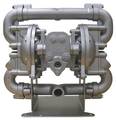 Sandpiper Double Diaphragm Pump, Aluminum, Air Operated, Buna N, 70 GPM HDF1,DB2A.