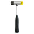 Westward 16 oz. Soft Face Hammer, 12 in L Steel W/ Vinyl Grip Handle 4YR68