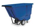 Rubbermaid Commercial Tilt Truck, Standard, 1 cu yd, 1250 lb, Blue FG131500DBLUE