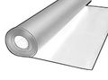 Zoro Select White UHMW Roll Stock 50 ft L x 12" W x 0.050" Thick 4CDH4