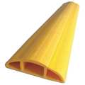 Power First Cable Protector, 1 Channel, Yellow, 5 ft.L 4CEJ5