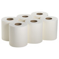 Georgia-Pacific Dry Wipe Roll, White, Airlaid, 50 Wipes, 13 1/4 in x 9 in, 6 PK 44500