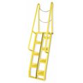 Vestil 149 5/8 in Alternating Tread Stairs, Steel, 15 Steps, 350 lb Load Capacity ATS-9-68