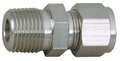 Parker 1/4" A-LOK x Male BSPP 316 SS Male Connector 4MSC4R-316