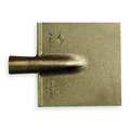 Ampco Safety Tools Scraper Blade, Stiff, 6", Aluminum Bronze S-71S