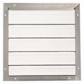 Dayton 18 in Backdraft Damper / Wall Shutter, 18-1/2 in x 18-1/2 in 4C558