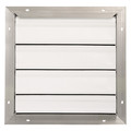 Dayton 16 in Backdraft Damper / Wall Shutter, 16-1/2 in x 16-1/2 in 4C557