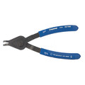 Milbar Retaining Ring Pliers, 7-1/4In, Blue 3490R