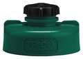 Trico Storage Lid, HDPE, 3.25 in. H, Dark Green 34439