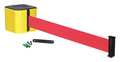 Retracta-Belt Retractable Belt Barrier, 30 ft., Red WM412YW30-RD-RE