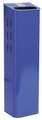 Purell Trash Can, Blue, 4 3/4" Dia, Steel 9118-DS-TR