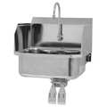 Sani-Lav Hand Sink, With Faucet, 19 In. L, 18 In. W 507L