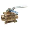 Apollo Valves 1" Sweat Bronze Ball Valve Inline 82LF20501