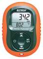 Extech Thermo Pedometer, 1.2 oz., Green/Orange PD20