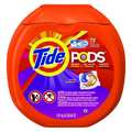 Tide Laundry Detergent, 72 ct Canister, Pacs, Spring Meadow, Orange/Purple/White, 4 PK 50978