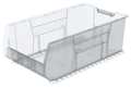 Akro-Mils 300 lb Storage Bin, Plastic, 16 1/2 in W, 11 in H, 29 7/8 in L, Clear 30293SCLAR