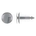 Zoro Select Push-In Rivet, Dome Head, 7 mm Dia., 32 mm L, Nylon Body, 50 PK 9368PK