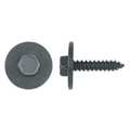 Zoro Select Sheet Metal Screw, M4.2 x 20 mm, Black Phosphate Steel Hex Head External Hex Drive, 50 PK 5550PK