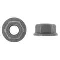 Zoro Select Flange Nut, M5-0.80, Steel, Not Graded, Phosphate, 11 mm Hex Wd, 5 mm Hex Ht, 50 PK 5797PK