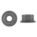 Zoro Select Flange Nut, M8-1.25, Steel, Not Graded, Phosphate, 19 mm Hex Wd, 10 mm Hex Ht, 100 PK 5805PK