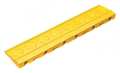 Ergo Advantage Safe-Flex Ramp Edge, PVC, 18 in Long x 4 in Wide, 1 in Thick, 10 PK ESDA3-Y