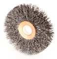 Weiler Crimped Wire Wheel Wire Brush, Arbor, 2-1/2" 90854