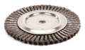 Weiler Twist Wire Wheel Wire Brush, Arbor, 10" 90862