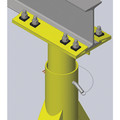 Caldwell Portable Gantry Crane, 6000 lb., 13 ft. 3" H90-3-10/14