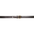 Gould & Goodrich Tool Belt, Garrison Belt, Removable Buckle, Black, Leather (Belt), Brass (Buckle) B52-40WBR