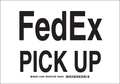 Brady Traffic Sign, 10 in H, 14 in W, Plastic, Rectangle, English, 129493 129493