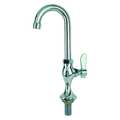 Dominion Commercial Faucets Single Handle Single Hole Mount, 1 Hole Bathroom Faucet, Chrome 77-9109