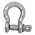 Crosby Anchor Shackle, Screw Pin, 1-1/2" Pin Dia. G-209A